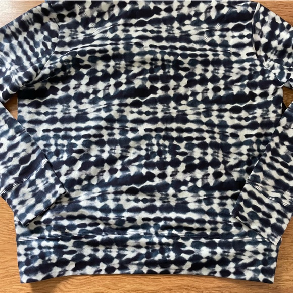 NWOT Johnny Was Blue Tie Dye Zip Up Hoodie Size Medium - Picture 9 of 9